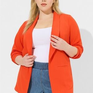 Torrid Vibrant Orange Blazer
